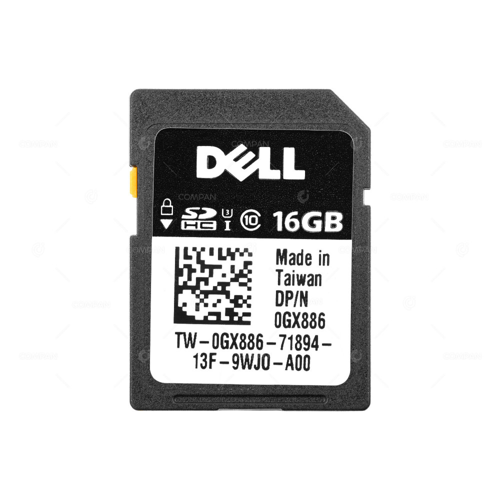GX886  DELL IDRAC SD HC  CLASS 10 VFLASH CARD